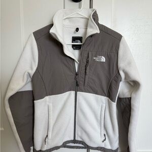 The North Face Gray and Cream Outdoor Jacket